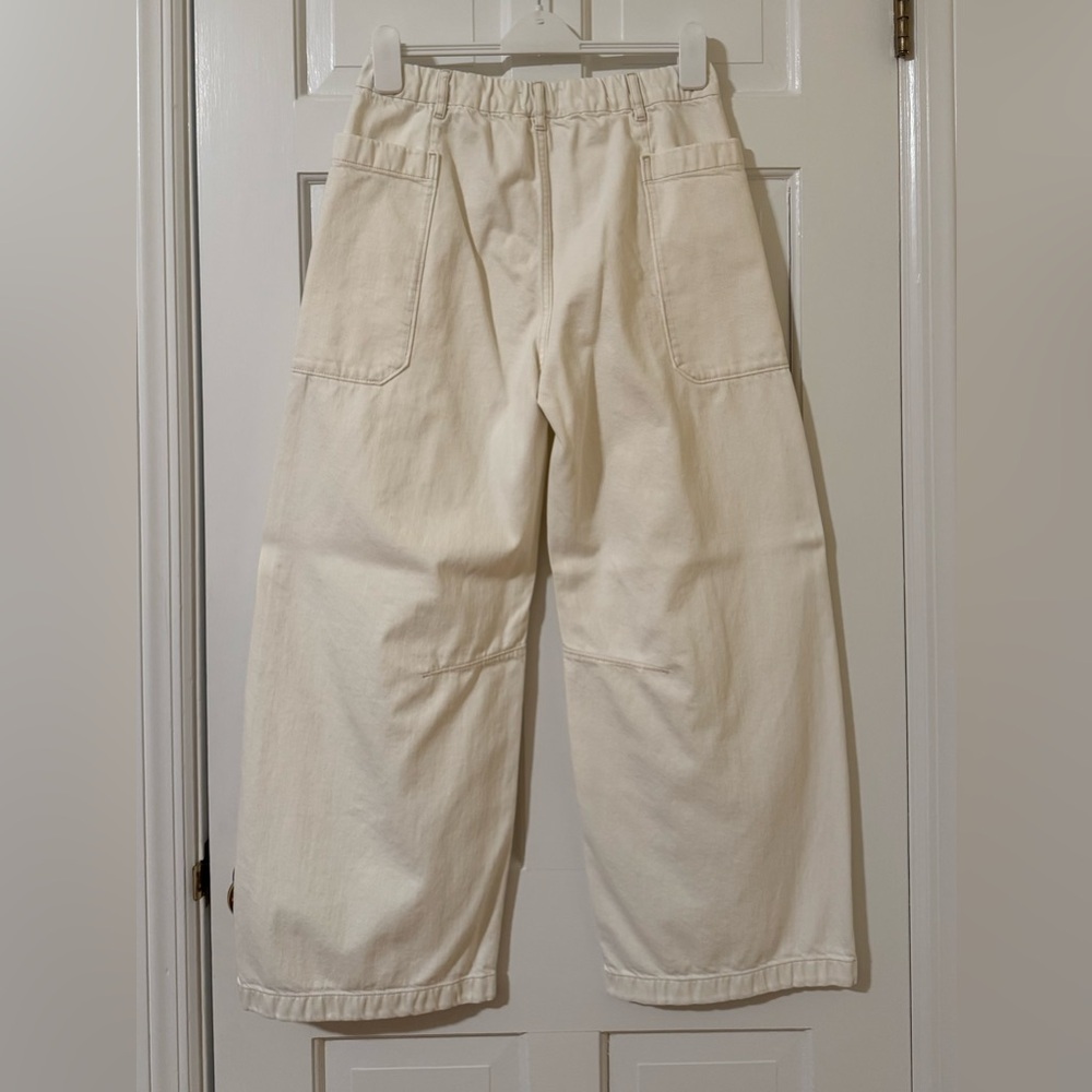 Everlane The Gardener Pull-On Jean in Bone Size 28 Regular - Picture 5 of 7